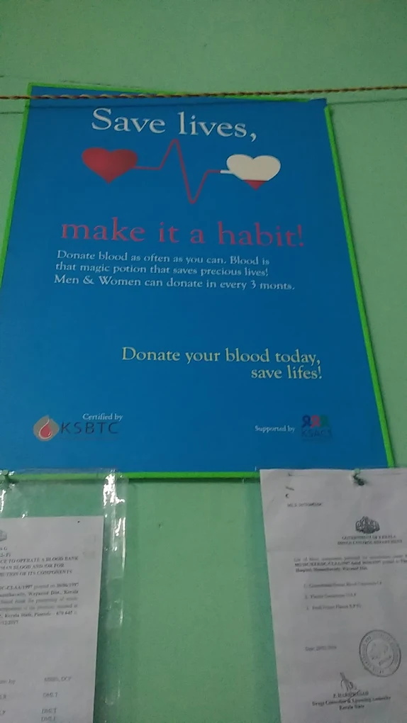 Wayanad government M C Blood Bank Manathavady